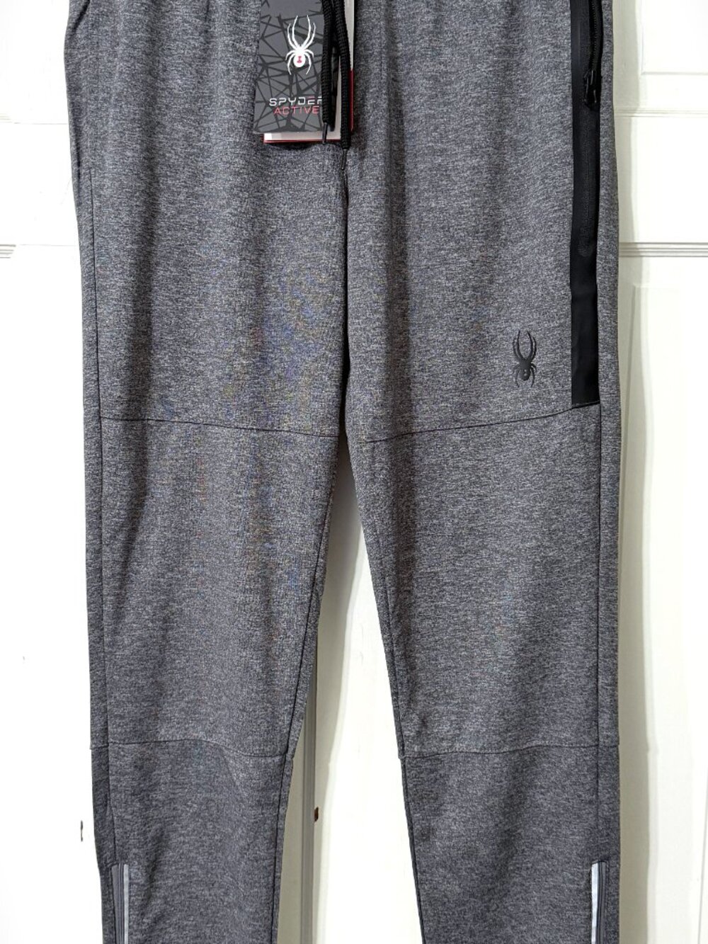 Spyder Pro Web Active Gray Jogger Pants SPM763RB  Men's Size Medium     NWT